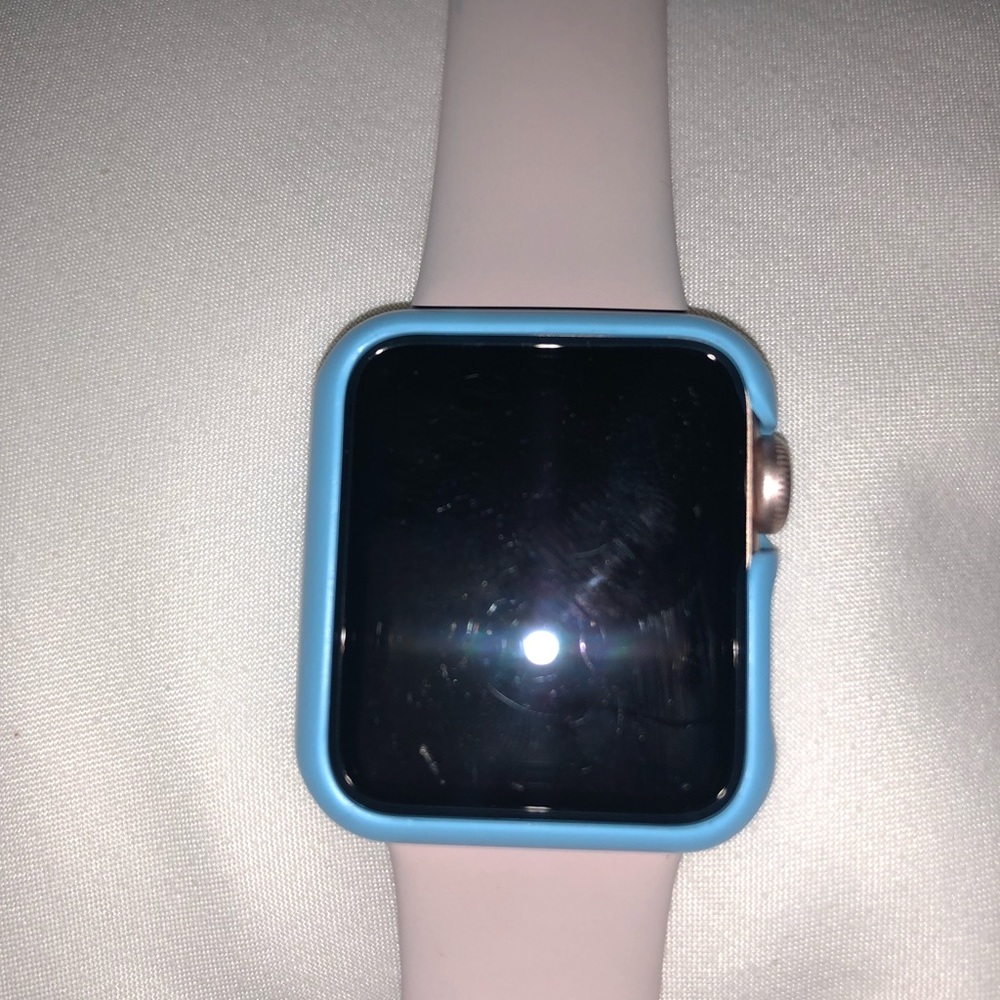 Apple Watch 38mm blue watch face